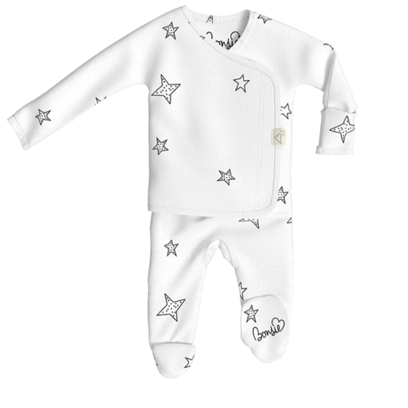 Bonsie Other - Bonsie Skin to Skin Footie in Stars